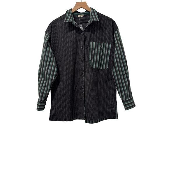 Free People Intimately Milk & Cookies Oversized PJ Shirt XS Button Up Lounge Top - Picture 7 of 11